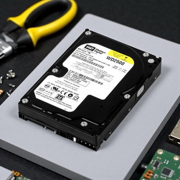 Western Digital Caviar Se 250GB 7200U/Min Molex 8MB SATA WD2500SD 3.5 " Inch - Picture 1 of 6